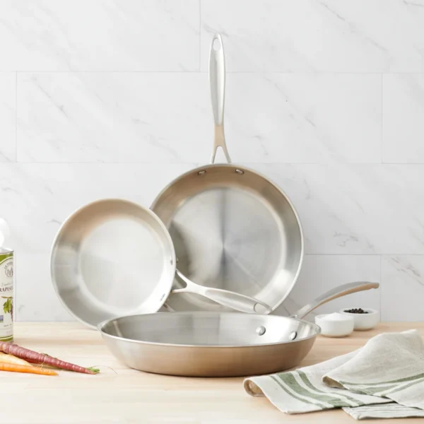 Stainless Steel Skillet Set